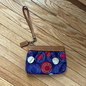 Vintage coach wristlet